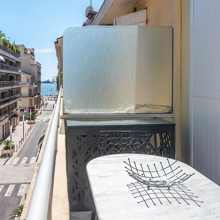 CMG - Grand studio - 50m plage Cannes - terrasse vue mer Eksteriør bilde