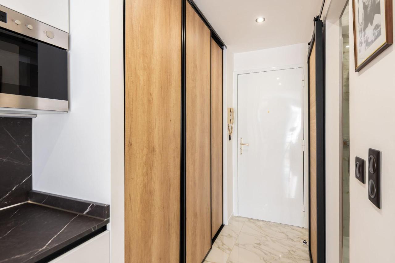 CMG - Grand studio - 50m plage Cannes - terrasse vue mer Eksteriør bilde